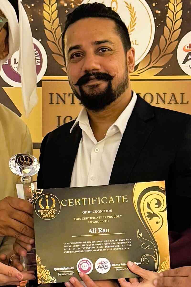 Ali Rao International Icons Awards