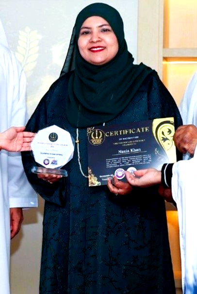 Nazia Khan - Juzz Bake - International Icons Awards